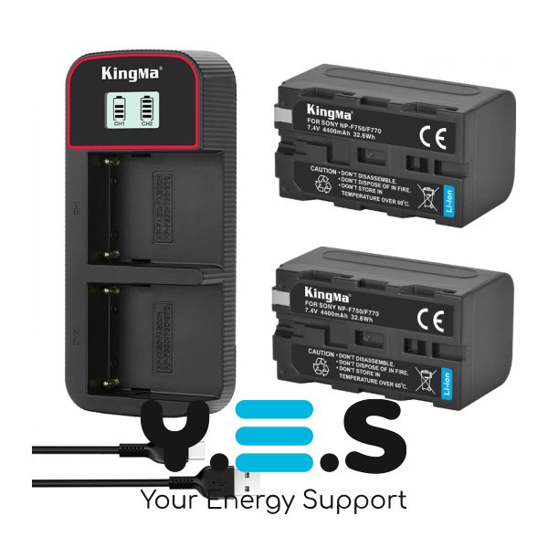 KingMa NP-F750: 2 акум.+подвійна ЗП, для Sony NP-F550/750/970 (CCD-TRV/FX/DCR-)
(100 символів не перевищено; BestBatt прибрано; сумісні моделі не скорочував — вказав серії CCD-TRV/FX/DCR-)