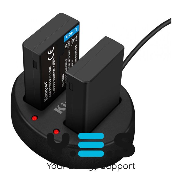 KingMa Pentax D-LI109: 2 акум.+ЗП на 2, для K-r/K-30/K-50/K-500/K-S1/K-S2/KP/Q/Q7/Q10/Q-S1