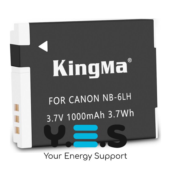 Акумулятор KingMa NB-6L 1100 mAh для Canon PowerShot SD770 IS/IXUS 85 IS/D10/S90/S95/SX240 HS/SX260 HS