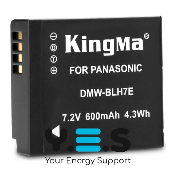 Акумулятор KingMa DMW-BLH7 680mAh для Panasonic Lumix GF7/GF8/GF9, LX10/LX15, TZ90/TZ100