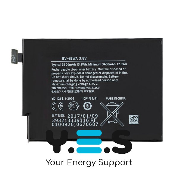 Акумулятор BV-4BWA для смартфона Nokia Lumia 1320 RM-994 — 3500 mAh (батарея)