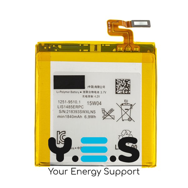 Акумуляторна батарея для смартфона Sony LT28i, ємність 1840 mAh (6.9 Whr)