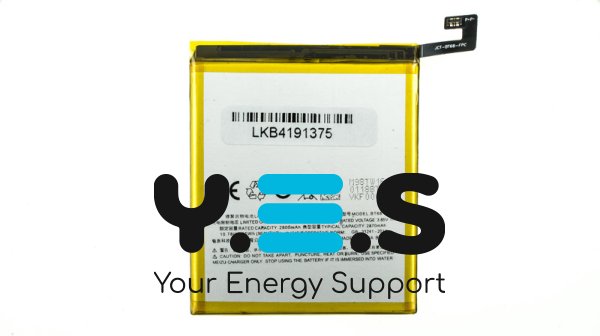 Акумулятор BT68 для смартфона Meizu M3 — 3.85V, 2800 mAh (Original)