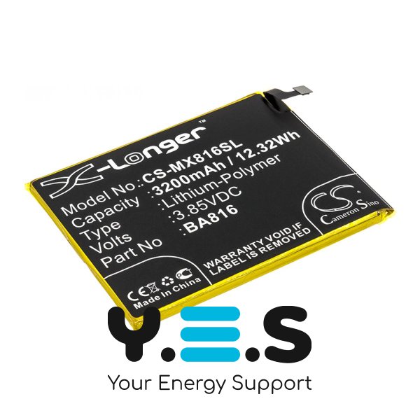 Акумуляторна батарея BA816 3200 mAh для Meizu V8 (X-Longer CS-MX816SL)