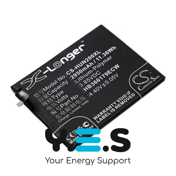 Акумулятор Huawei HB366179ECW 2950 mAh для Nova 2 — підсилена ємність X-Longer (CS-HUN200XL)