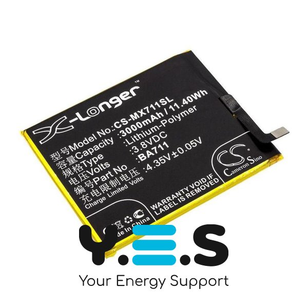Акумуляторна батарея Meizu BA711 3000 mAh для Meizu M6 M711 (X-Longer CS-MX711SL)