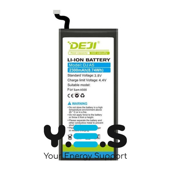 Акумулятор DEJI Samsung EB-BA500ABE для Galaxy A5 (2015) SM-A500 SM-A5000 — 2300 mAh