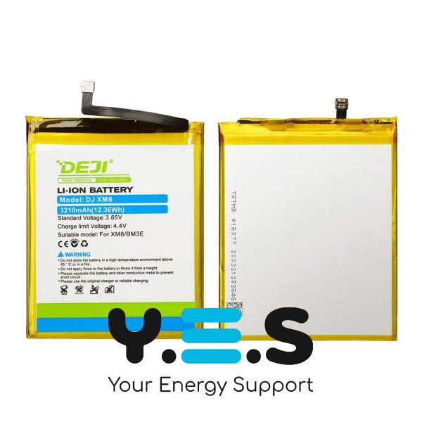 Акумулятор DEJI BM3E для Xiaomi Mi 8 — 3210 mAh (заміна батареї)