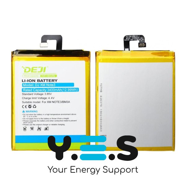 Акумулятор DEJI BM3A для Xiaomi Mi Note 3 — 3500 mAh