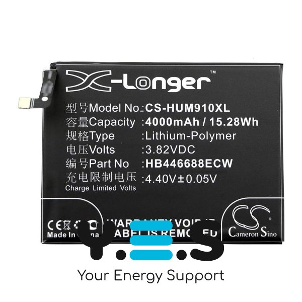 Акумуляторна батарея Huawei HB446688ECW 4000 mAh для Mate 9 Pro — X-Longer CS-HUM910XL