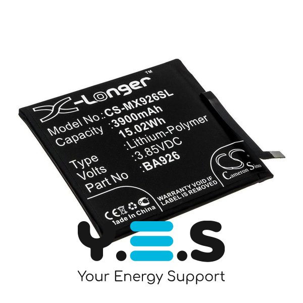 Акумуляторна батарея Meizu BA926 3900 mAh для Meizu 16Xs (M926H, M926Q) X-Longer CS-MX926SL