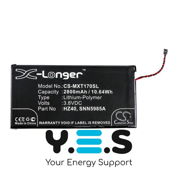 Акумулятор підвищеної ємності X-Longer для Motorola HZ40 (CS-MXT170SL), 2800 mAh