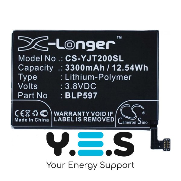 Акумулятор OnePlus BLP597 3300 mAh для OnePlus 2 — X-Longer CS-YJT200SL
