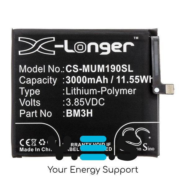 Акумуляторна батарея Xiaomi BM3H 3000 mAh для Mi Play (X-Longer CS-MUM190SL)