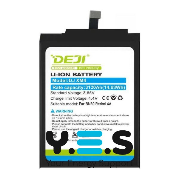 Акумулятор DEJI BN30 для Xiaomi Redmi 4A — 3120 mAh (заміна батареї)