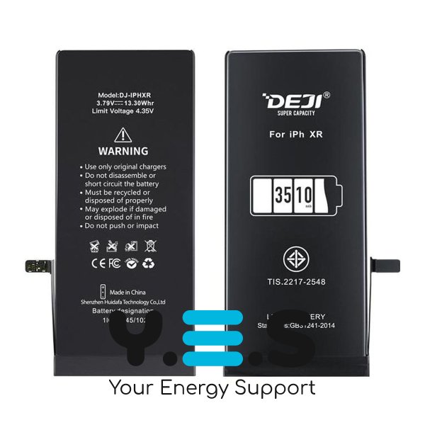 Посилена акумуляторна батарея DEJI 3510 mAh для Apple iPhone XR (збільшена ємність)