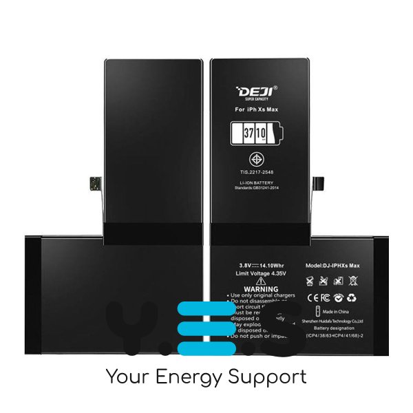 Посилена батарея DEJI для Apple iPhone Xs Max — 3710 mAh