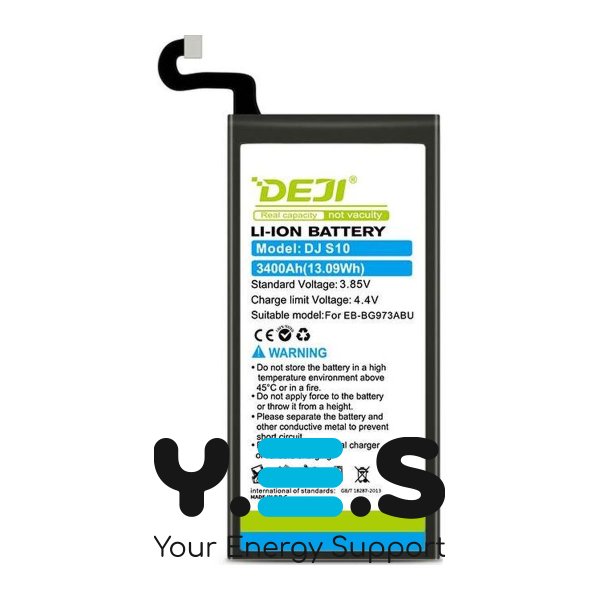 Акумулятор DEJI Samsung EB-BG973ABU для Galaxy S10 SM-G973F/DS SM-G973U1 — 3400 mAh (Original)
