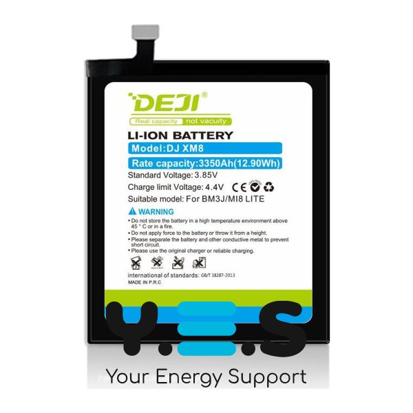 Акумулятор DEJI BM3J для Xiaomi Mi 8 Lite — 3350 mAh (Li-ion)