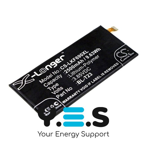 Акумуляторна батарея X-Longer BL-T23 (CS-LKF690XL) 2500 mAh для смартфона LG X Cam K580