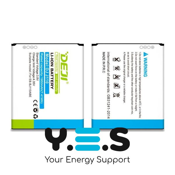 Акумулятор DEJI EB-BJ110ABE для Samsung Galaxy J1 Ace SM-J110H — батарея 1950 mAh