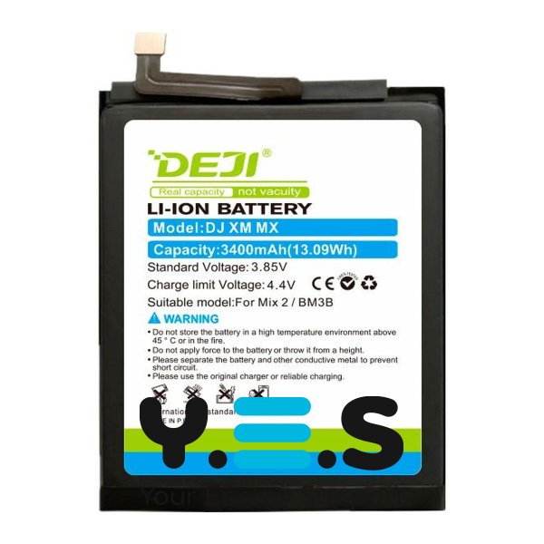 Акумулятор DEJI BM3B для Xiaomi Mi Mix 2 — батарея 3400 mAh (Original)