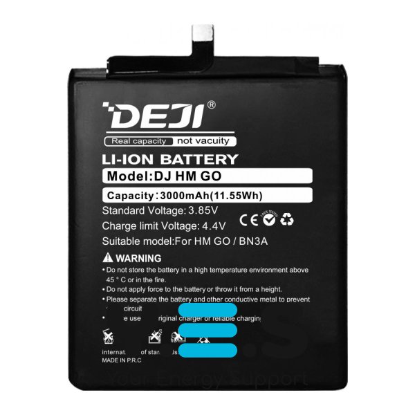 Акумуляторна батарея DEJI BN3A для Xiaomi Redmi GO — 3000 mAh