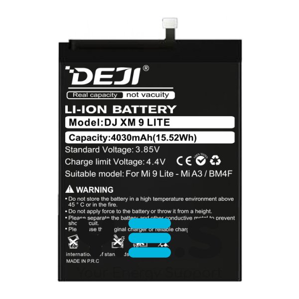 Акумулятор DEJI BM4F 4030 mAh для Xiaomi Mi CC9e / Mi A3 (збільшена ємність)