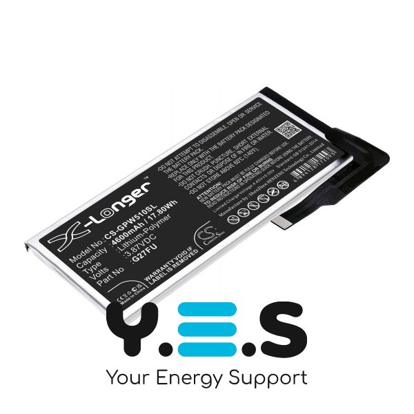 Акумулятор X-Longer G27FU (CS-GPW510SL) для Google Pixel 5A (5G), 4600 mAh