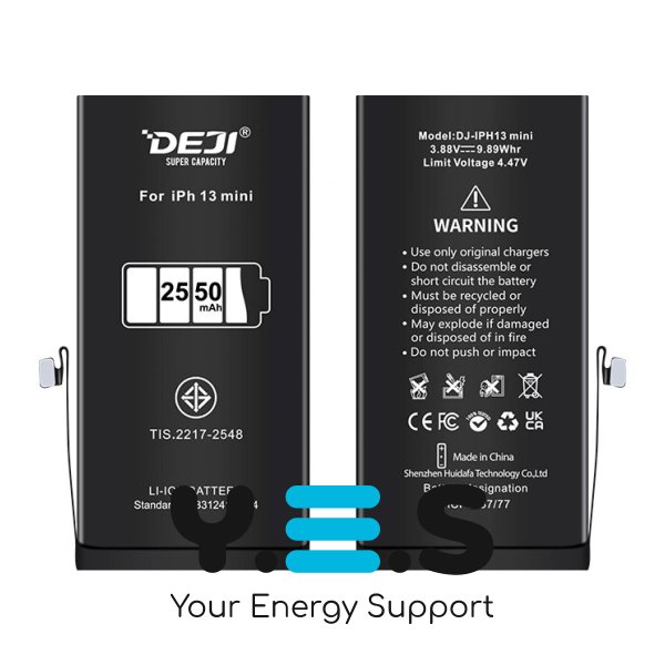 Посилена акумуляторна батарея 2550 mAh для Apple iPhone 13 Mini A2630 (DEJI)