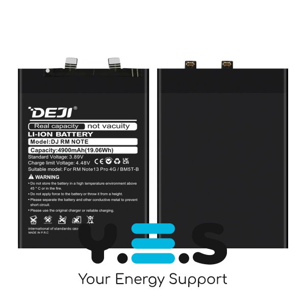 Акумулятор DEJI BM5T-B для Xiaomi Redmi Note 13 Pro 4G — батарея 4900 mAh