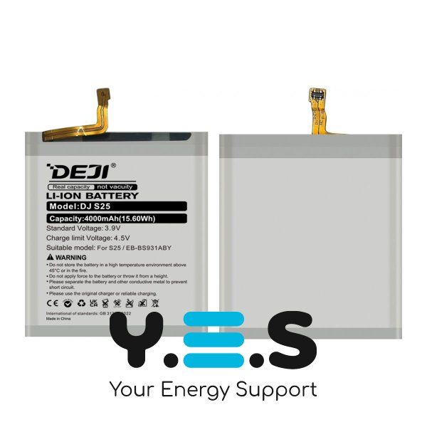 Акумуляторна батарея Samsung EB-BS931ABY (DEJI) для Galaxy S25 SM-S931 — 4000 mAh Original