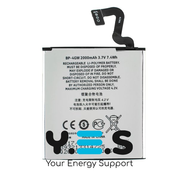 Акумулятор BP-4GW 2000 mAh для смартфона Nokia (заміна батареї BP4GW)