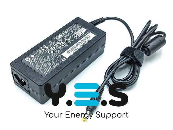 Адаптер живлення для ноутбуків HP — 18.5V 3.5A 65W, штекер 4.8×1.7, без мережевого кабелю