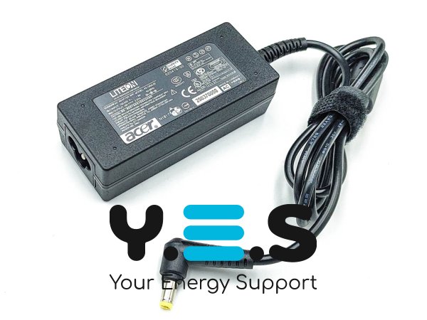 Адаптер живлення для ноутбуків Acer 19V 2.37A 45W, штекер 5.5×1.7, без мережевого кабелю