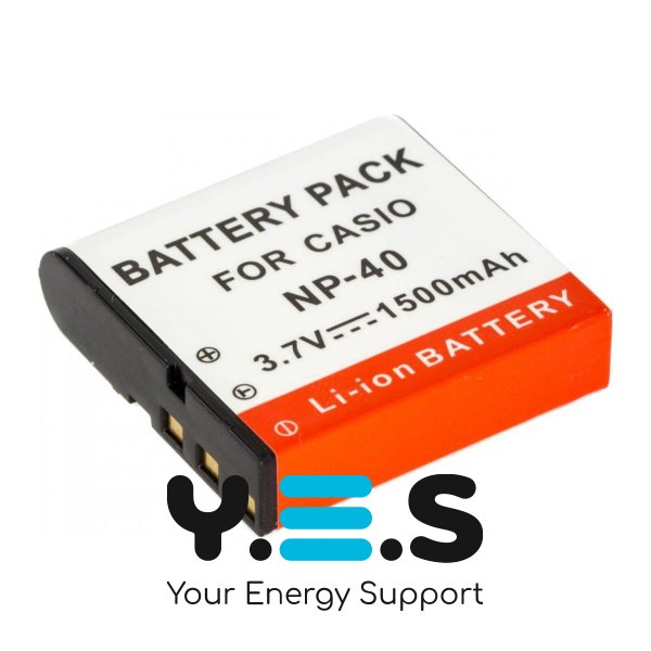 Акумулятор Casio NP-40 MultiplePower 1500 mAh для EX-Z4/EX-Z5/EX-Z50/EX-Z57/EX-Z60