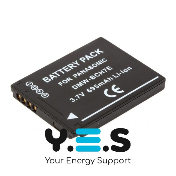 Акумулятор Panasonic DMW-BCH7 MultiplePower 695 mAh для Lumix DMC-FS5/FS6/FS7/FS8/FS10/FX60/FX66/FX70