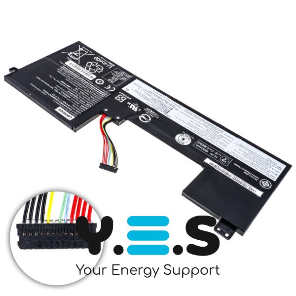 Акумуляторна батарея Lenovo L17C4PG2 для ноутбука Legion Y730-17ICH, 15.4V, 4965mAh, 76Wh, чорна