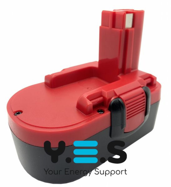 Акумулятор Ni-MH 18V 3.0Ah для Bosch ART 23 Accutrim, 2607335560, червоний