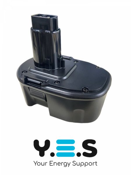 Акумулятор Ni‑Cd 14.4V 2.0Ah чорний для DeWalt DC9091/DC551KA (шуруповерт)