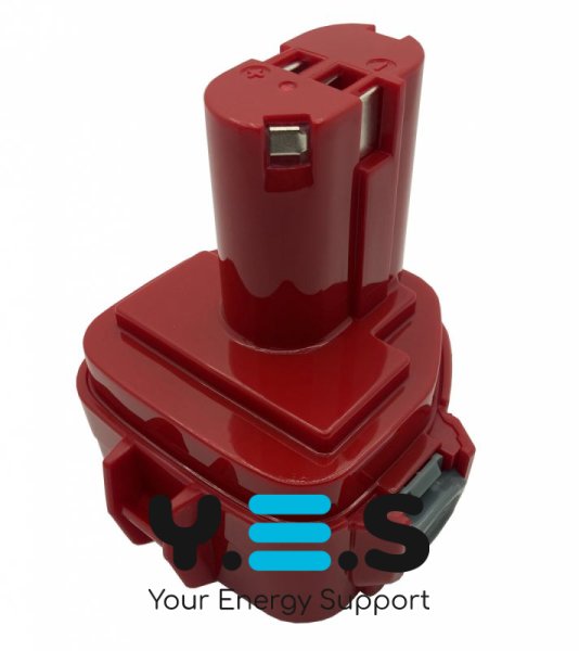 Акумулятор Ni‑Cd 12V 1.3Ah для Makita 1220/1050D, для шуруповертів Makita 12V, червоний