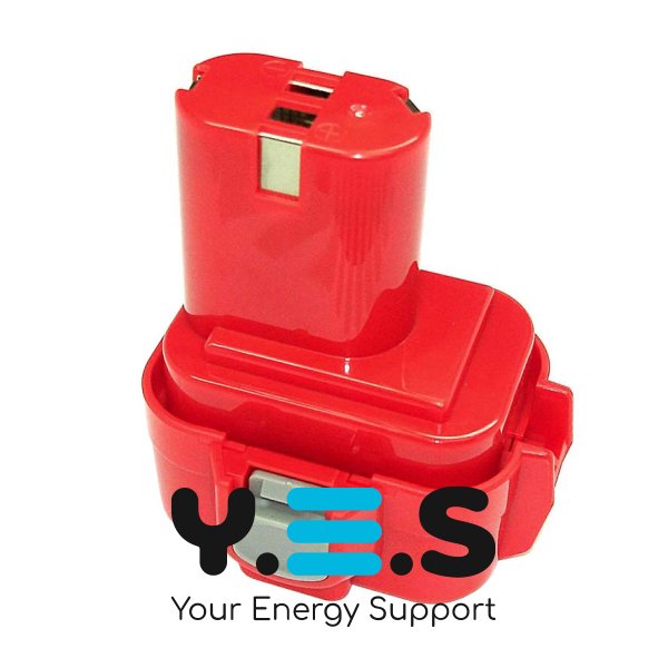 Акумулятор Ni‑Cd 9.6V 1.5Ah для Makita 6203DWAE/192638‑6, червоний (сумісний)