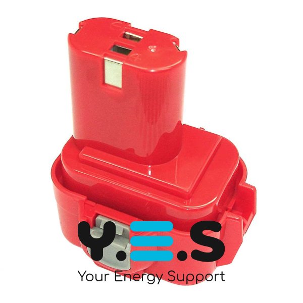 Акумулятор Ni-MH 9.6V 3.0Ah для Makita 192638-6 (6203DWAE), червоний