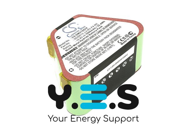 Акумулятор для пилососа Dirt Devil M3120/M3121 Ni‑MH 3000mAh 10.8V, зелений