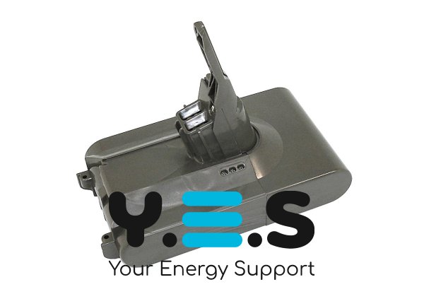 Акумулятор Li-ion 21.6V 2200mAh для Dyson V8 (SV10, Animal, Absolute) чорний