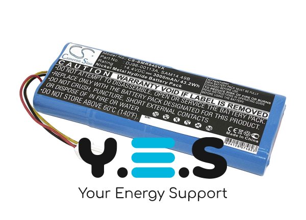 Акумулятор для пилососа Samsung VC-RA52V/VC-RE70V Ni-MH 14.4V 3000mAh синій