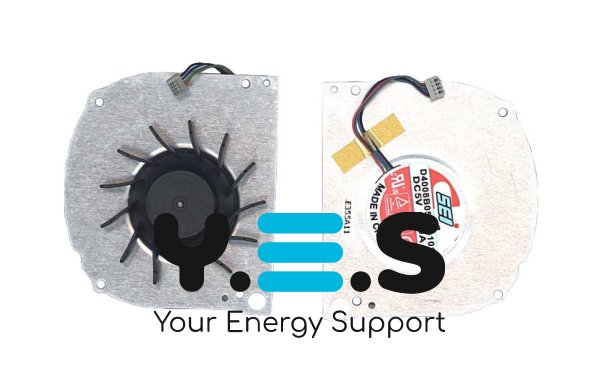 Вентилятор (кулер) для ноутбука Apple PowerBook G4 A1106, 5В 0.20A, 5-pin, SEI