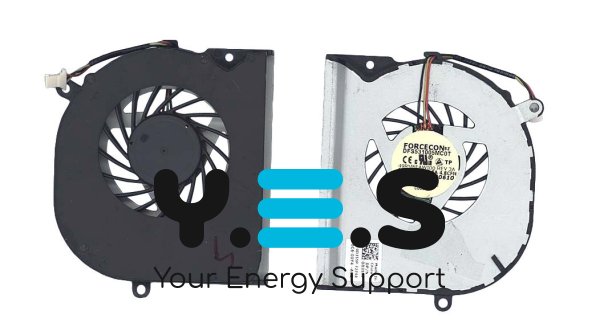 Вентилятор Forcecon 3-pin 5V 0.5A для ноутбука Dell Studio 15Z 1569