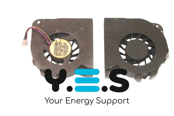 Вентилятор Forcecon 4-pin 5V 0.5A для Dell Vostro 1220 (сумісний: Vostro 1220)