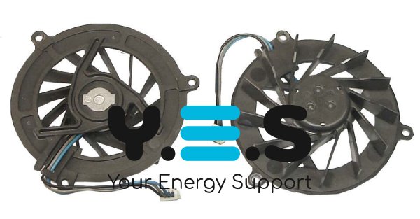 Вентилятор 3-pin 5В 0.22A Brushless для HP NX6000/NC6000/NC8000/NX5000/V1000, Sony VGN-FS